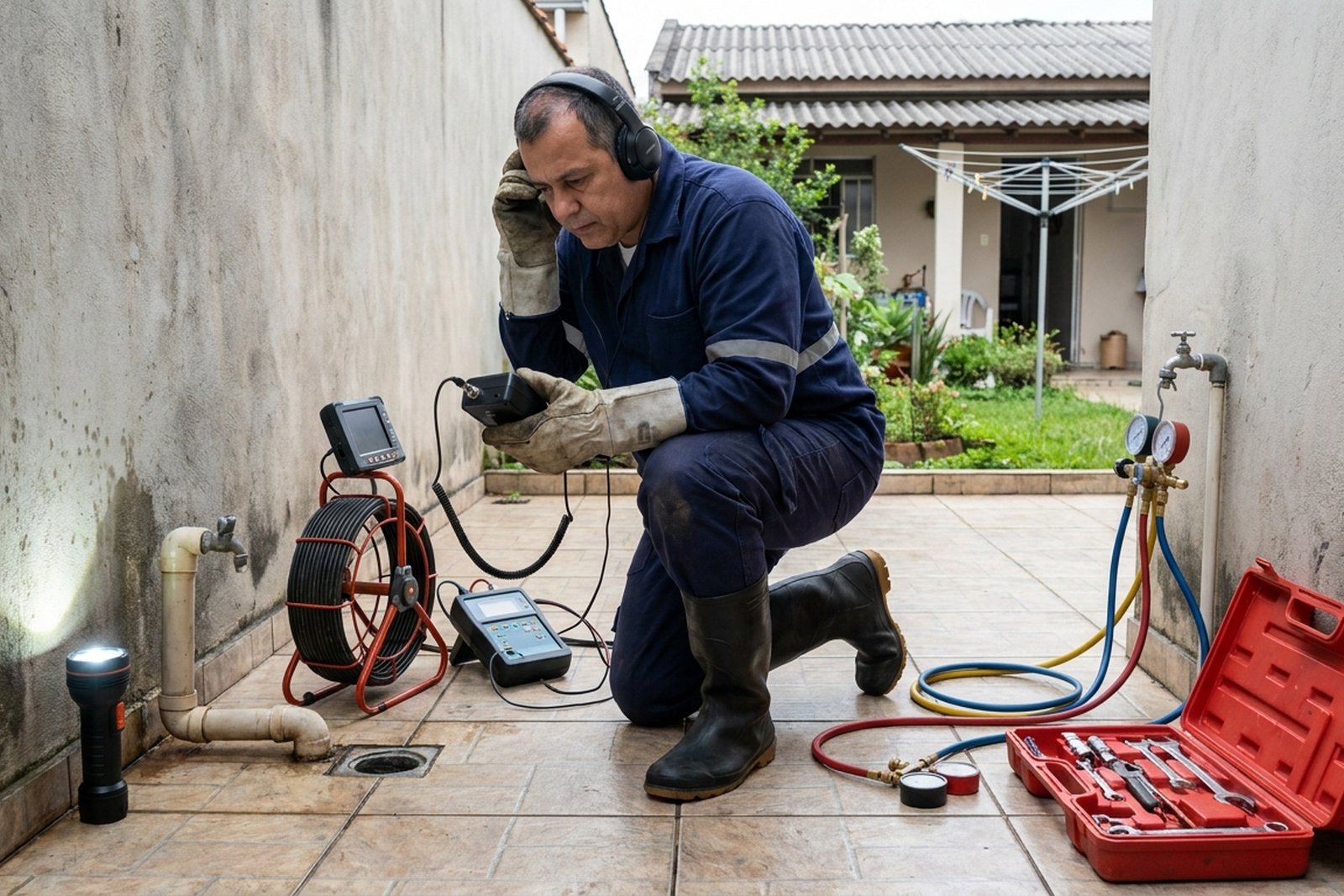 Detecção de Vazamento de Esgoto em Contagem‑MG